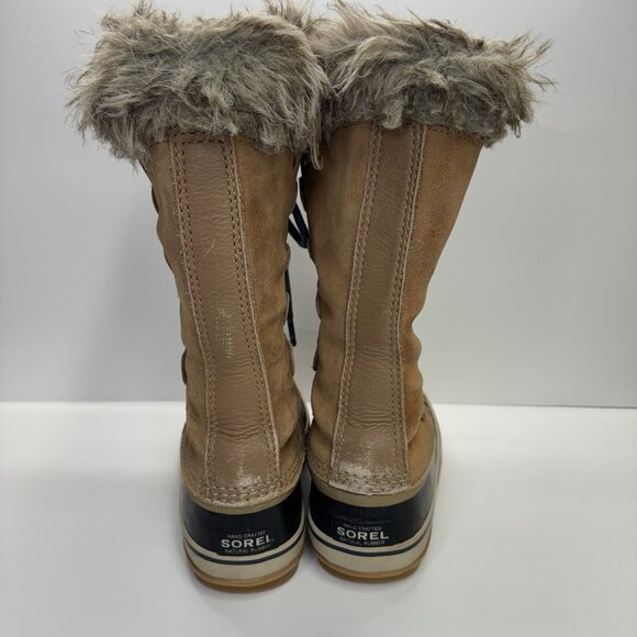 SOREL Joan of Artic Snow Winter Boots Waterproof Insulated Lace Up Women Sz 7 - Picture 8 of 14